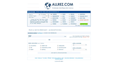 Desktop Screenshot of online.allrez.com